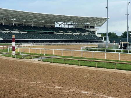 The main track and turf course July 17 at Churchill Downs