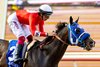 Dr. Venkman and jockey Antonio Fresu win the Grade II, $300,000 San Diego Handicap, Saturday, July 27, 2024 at Del Mar Thoroughbred Club, Del Mar CA.
&#169; BENOIT PHOTO