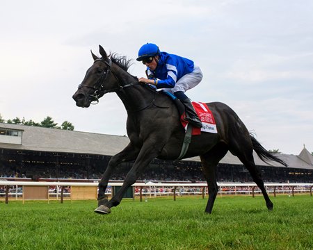 Cinderella's Dream wins the 2024 Saratoga Oaks Invitational Stakes at Saratoga Race Course