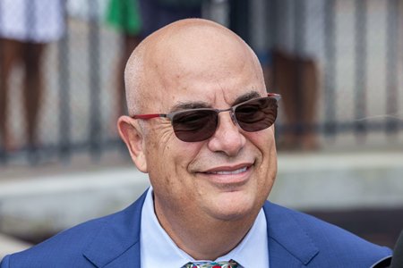Trainer Mark Casse at Saratoga