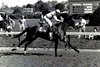 Princess Rooney wins the 1983 Kentucky Oaks at Churchill Downs with Jacinto Vasquez aboard