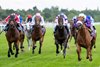 See The Fire (Oisin Murphy,right) wins the Strensall Stakes
York 24.8.24 Pic: Edward Whitaker