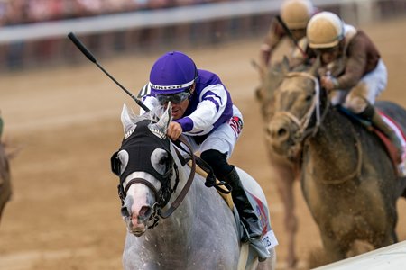 Arthur's Ride wins the Whitney Stakes at Saratoga Race Course