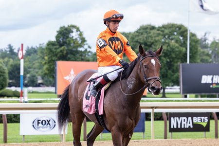 With the Angels wins on debut Aug. 22 at Saratoga Race Course