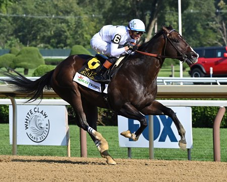 Mullikin wins the 2024 Forego Stakes at Saratoga Race Course