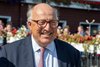 Far Bridge with Joel Rosario wins the Sword Dancer (G1T) at Saratoga Race Course in Saratoga Springs, N.Y., on Aug. 24, 2024.