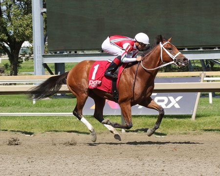 Colonel Bob breaks his maiden at Parx Racing