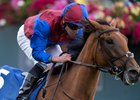 Content wins the Yorkshire Oaks at York Racecourse