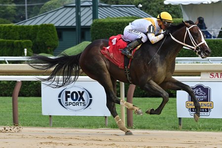 Ferocious breaks his maiden in 2024 at Saratoga Race Course