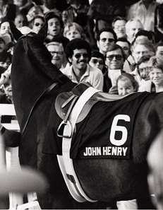 John Henry was the first major racing star to be scratched in the lead-up to the 1984 Breeders' Cup