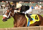 Jockey Kazushi Kimura guides Full Count Felicia to victory in the (Grade 1) E.P.Taylor Stakes for owner Gold Square LLC and trainer Kevin Attard.