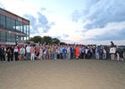 The MYRACEHORSE winners circle for Seize the Grey #2 with Jaime Torres riding who won the $1,000,000 Grade I Pennsylvania Derby at Parx Racing in Bensalem, PA on September 21, 2024. Photo by Bill Denver/EQUI-PHOTO.