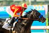 Gaming and jockey Flavien Prat win the Grade I, $300,000 Del Mar Futurity, Sunday, September 8, 2024 at Del Mar Thoroughbred CLub, Del Mar CA.
&#169; BENOIT PHOTO