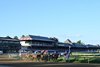 Highland Falls wins the 2024 Jockey Club Gold Cup Stakes at Saratoga