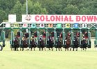 Deterministic wins the 2024 Virginia Derby at Colonial Downs