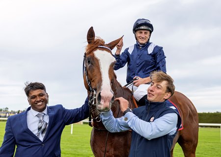 Economics after his victory in the 2024 Irish Champion Stakes at Leopardstown Racecourse