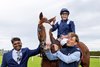 Economics and Tom Marquand wins the Royal Bahrain Irish Champion Stakes Gr.1 from Auguste Rodin.
Irish Champions Festival day 1.
Leopardstown.
Photo: Patrick McCann/Racing Post
14.09.2024