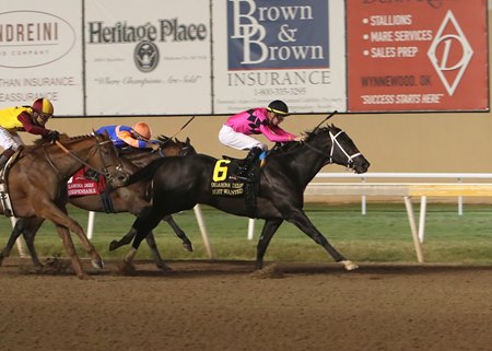 Most Wanted wins the 2024 Oklahoma Derby at Remington Park