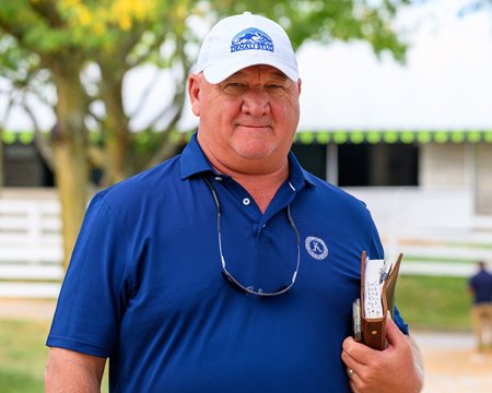 Kenny McPeek at the Keeneland September Yearling Sale