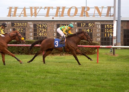 Racing at Hawthorne Race Course