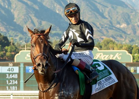 Straight No Chaser enters the Breeders' Cup Sprint off an impressive victory in the Santa Anita Sprint Championship Stakes at Santa Anita Park