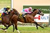 Formidable Man and jockey Umberto Rispoli, right, outleg Stay Hot (Antonio Fresu), left, to win the Grade II, $300,000 Del Mar Derby, Sunday, September 1, 2024 at Del Mar Thoroughbred Club, Del Mar CA.
&#169; BENOIT PHOTO