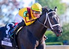 Emery with Tyler Gaffalione won the Lexus Raven Run (G2) at Keeneland on Oct. 19, 2024. 