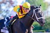 Emery with Tyler Gaffalione won the Lexus Raven Run (G2) at Keeneland on Oct. 19, 2024. 