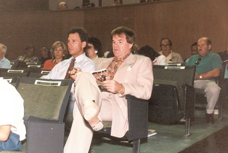 Pete Rose at the 1991 Keeneland July Sale