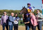 Scottish Lassie wins the 2024 Frizette Stakes at Aqueduct Racetrack