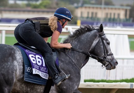 Post Time gallops in October at Del Mar