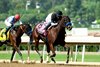 Non Compliant and jockey Juan Hernandez win the Grade II $200,000 Oak Leaf Stakes Saturday, October 5, 2024 at Santa Anita Park, Arcadia, CA.
Benoit Photo