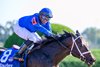 Immersive with Manual Franco wins the Darley Alcibiades Stakes (G1)at Keeneland in Lexington, Ky. on October 4, 2024
