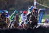 Snap Decision with jockey Graham Watters aboard leads the field over the last fence and on to the win in the American Grand National G1 at the 103rd Far Hills Race Meeting at Far Hills Race Course in Far Hills, New Jersey 
Saturday Oct. 19, 2024.  Photo by Skip Dickstein