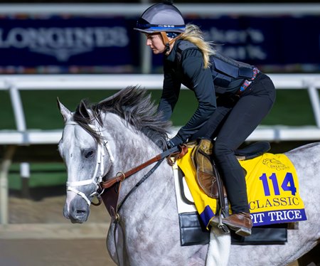 Tapit Trice trains Oct. 29 at Del Mar