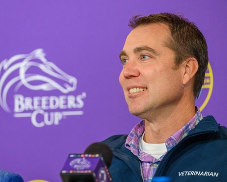 Dr. Will Farmer, Breeders' Cup veterinary team leader