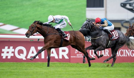 Friendly Soul wins the Prix de l'Opera at ParisLongchamp