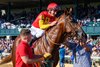 Brunacini with Luan Machado won the Perryville (G3) at Keeneland on Oct. 19, 2024. 