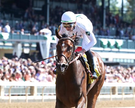 Impulse Buy breaks her maiden at Keeneland