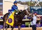 Immersive with Manuel Franco wins the Juvenile Fillies (G1) at Del Mar Racetrack in Del Mar, CA on November 1, 2024.