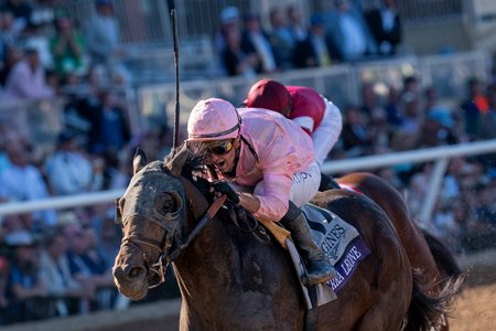 Flavien Prat and Sierra Leone win the Breeders' Cup Classic at Del Mar