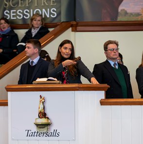 Shirley Anderson-Jolag at Tattersalls December Foal Sale