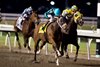 Jockey E. T. Baird guides Nobals to victory in the 2024 Kennedy Road Stakes
Nobals is owned by Patricia&#39;s Hope LLC and trained by Larry Rivelli