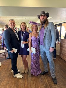 (L-R): John Stewart, Chelsey Stone, Julia Werth, and Jayson Werth