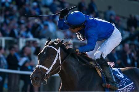 Immersive and Manny Franco win the 2024 Breeders' Cup Juvenile Fillies at Del Mar