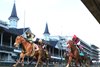 Laughing Boy (right) wins the 2024 Claiming Crown Jewel after the DQ of Surface to Air, who finished first