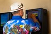 A bettor wagers at Del Mar