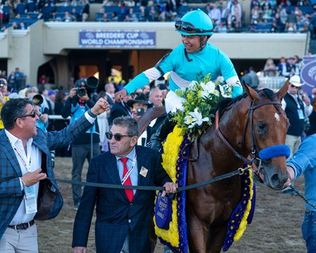 2024 Breeders' Cup Juvenile winner Citizen Bull is scheduled for his 3-year-old debut Feb. 1 in the Robert B. Lewis Stakes at Santa Anita Park