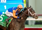 Bullard and jockey Umberto Rispoli win the Grade III $100,000 Bob Hope Stakes Sunday, November 17, 2024 at Del Mar Thoroughbred Club, Del Mar, CA
Benoit Photo