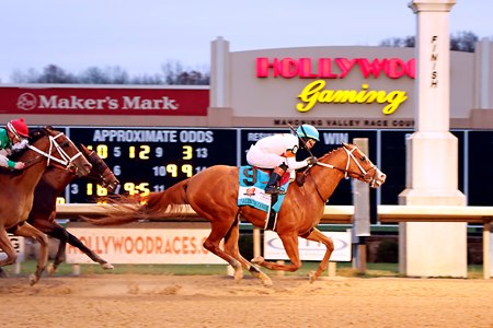 Valentine Candy wins the Steel Valley Sprint Stakes at Mahoning Valley Race Course